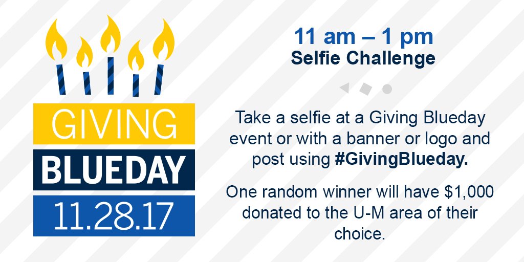 MarthaCookBldg's tweet photo. Take a selfie at a Giving Blueday campus event or with a banner/booth/logo and post using #GivingBlueday.  #MarthaCook https://t.co/17ZwrBNNgH