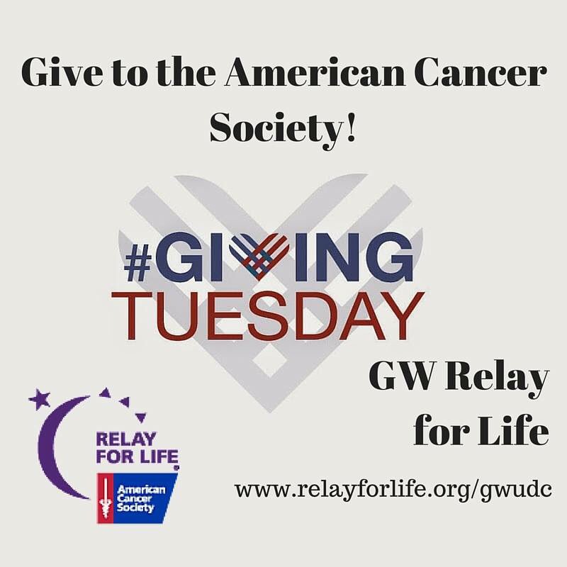 RelayofGW's tweet photo. #GivingTuesday is today! Support our event and cancer patients and their families by donating to our page here: https://t.co/Cg3SN3NQcl https://t.co/D17lJXdtsj