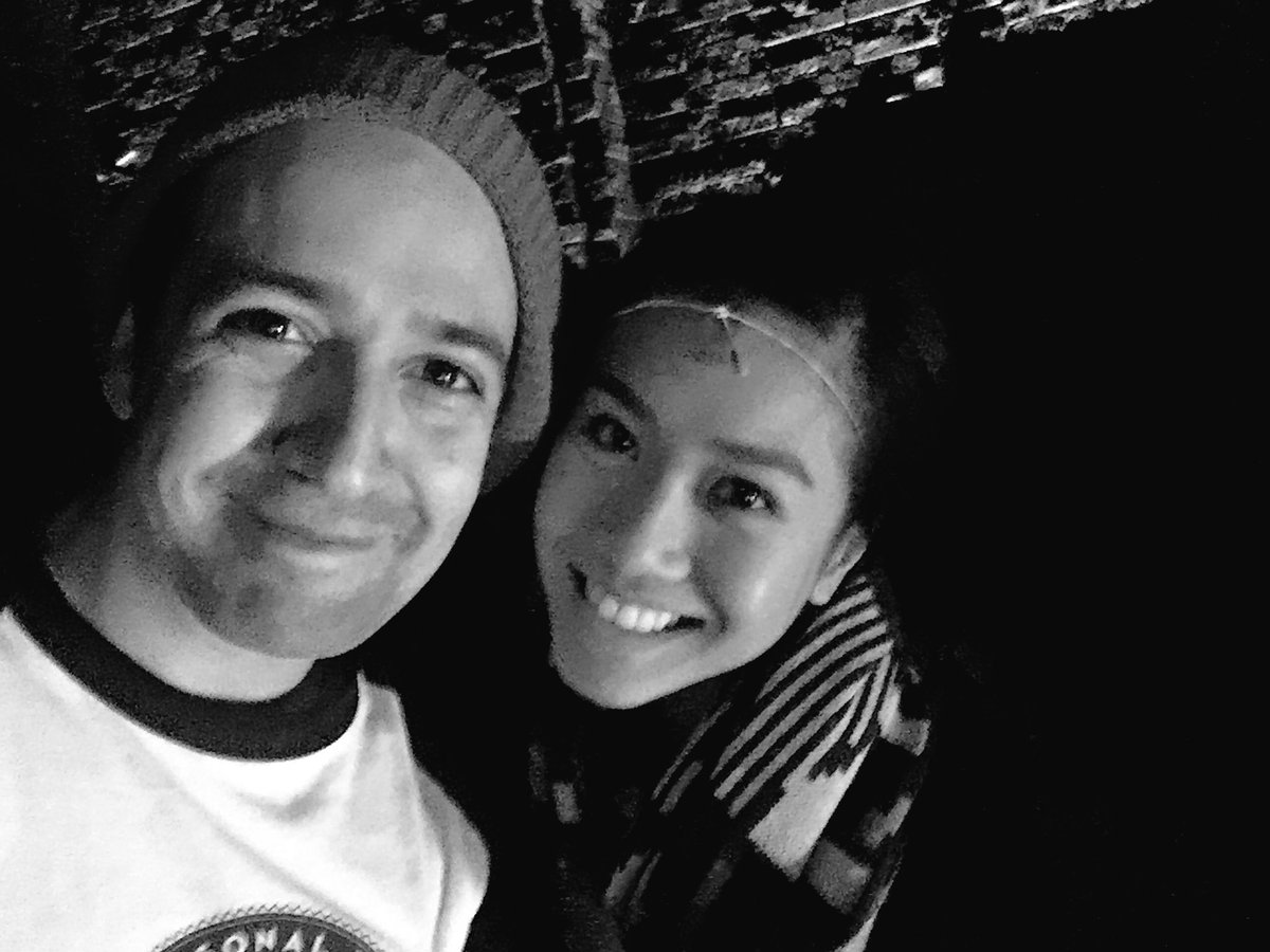 Lin_Manuel's tweet photo. Hey mamsh @MsLeaSalonga your besh says hi dood pare https://t.co/tPFf2ug0nl