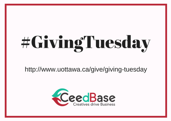 CeedBase's tweet photo. It is #GivingTuesday and we are extremely passionate about enriching student's experiences. Join us in supporting novel research initiatives and groundbreaking projects! #GiveToImpact @uOttawa https://t.co/3r62ZlQatU