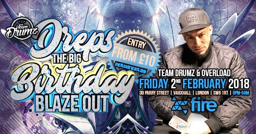 Overloadevents's tweet photo. WHAT NAH? TEAM DRUMZ , Dr EPS BDAY BASH 🎥 • Friday 2nd Feb 2018 https://t.co/LrBeQ2hXPz