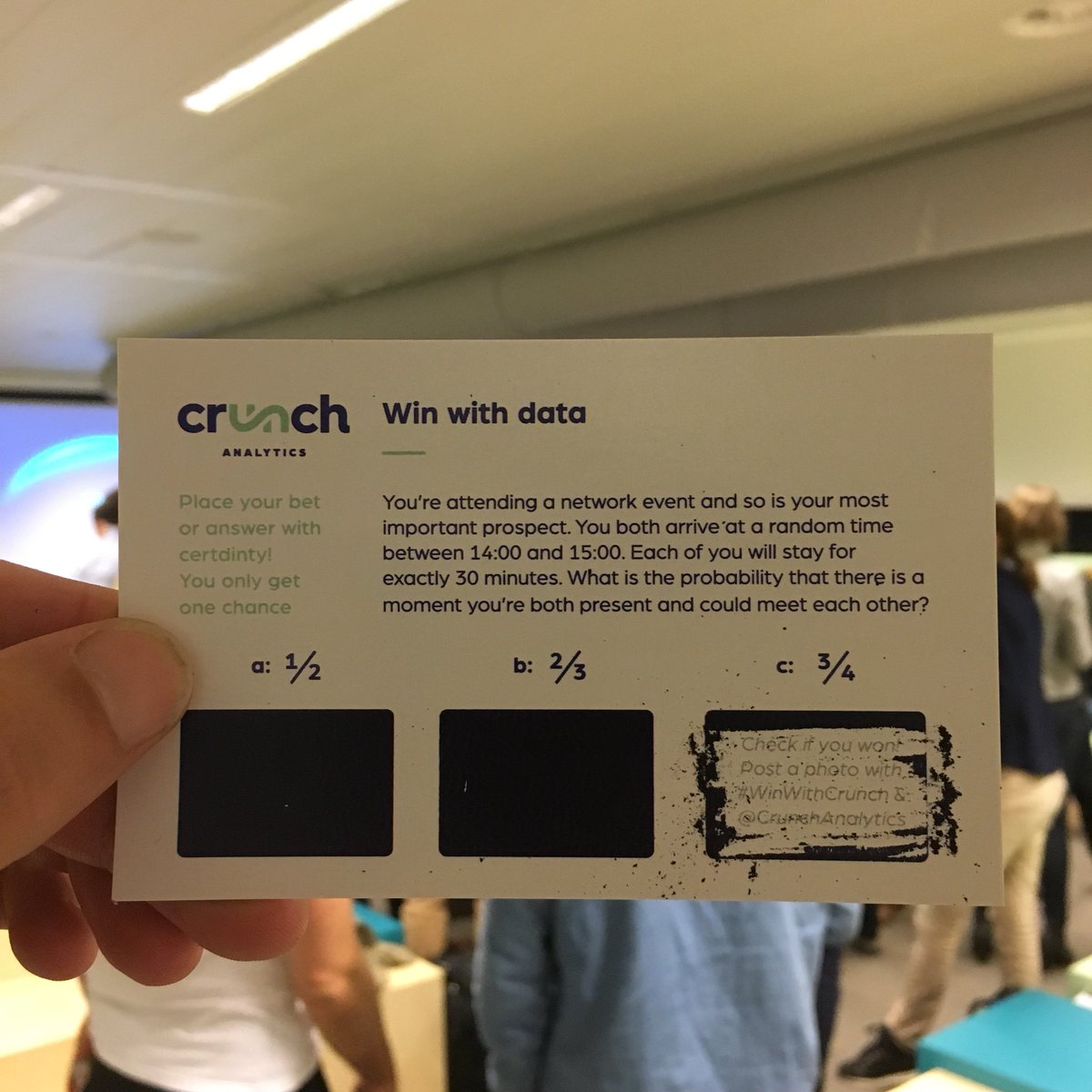 ort's tweet photo. #WinWithCrunch 👌 https://t.co/lo1f5WgDla