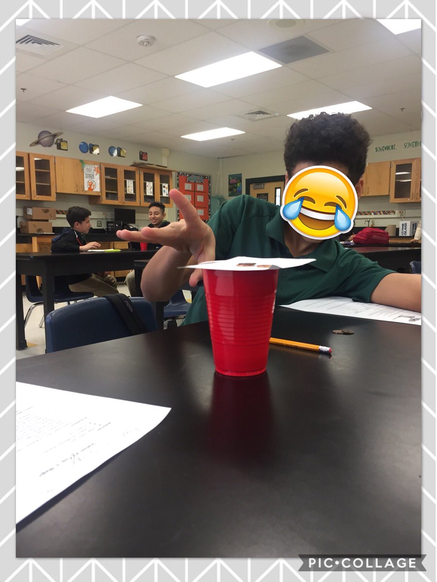 Sci_McDonald's tweet photo. Studying Inertia #NewtonsLaws @NISDRoss @NISDSecScience #MSSCI https://t.co/K2DQKbrCxG