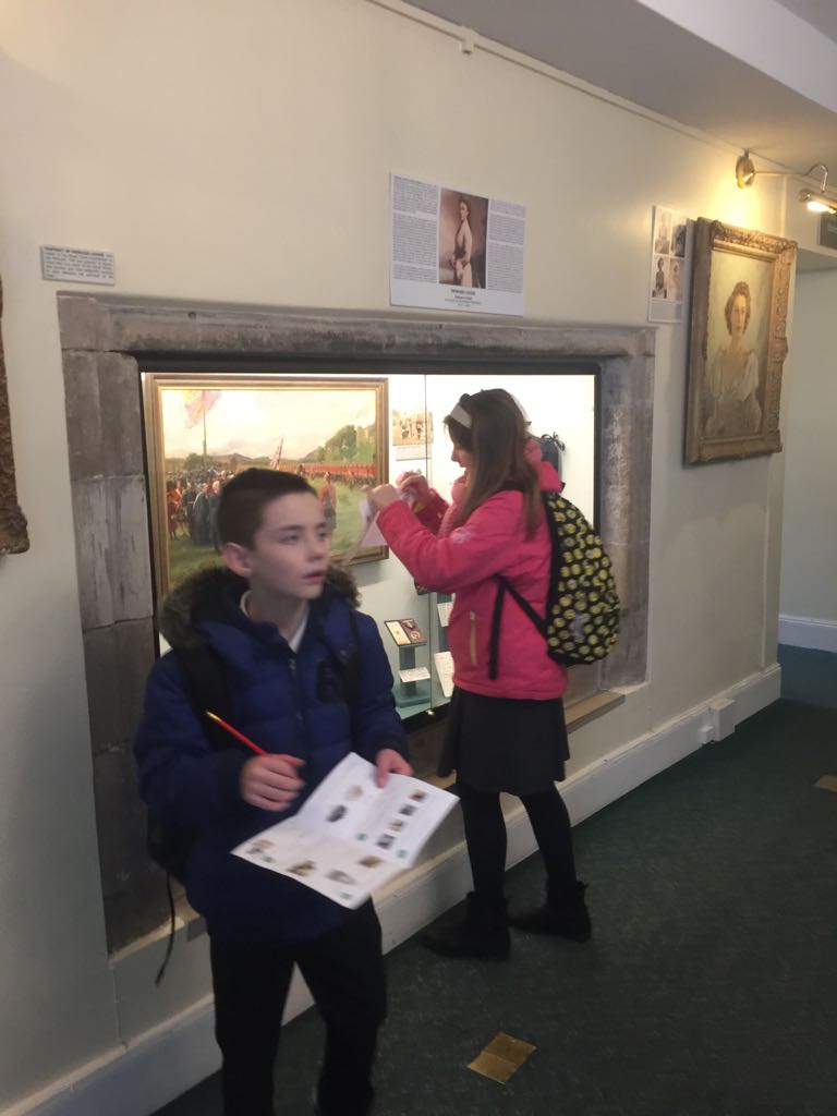 WBurghPrimary's tweet photo. P7/6 and P6 went to Stirling Castle today... but we didn't let them escape #BookWeekScot they read on the bus, they read information around the castle and even completed some #BookDares #WillybugsReads https://t.co/s3Q6H2u7NP