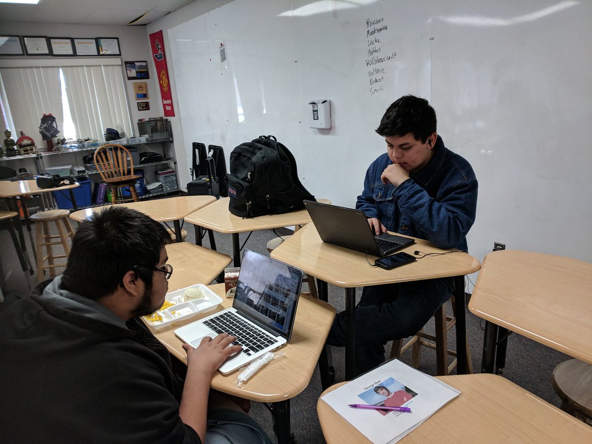 techcoachjuarez's tweet photo. Cardinal Tech Squad Members Erick and Gustavo are hard at work building a website for the Assistance Service Dog Educational Center in Woodlake, CA. #CanICICIt #cvtechtalk #asdec #syd17 #googleei https://t.co/tZtXok5v7J