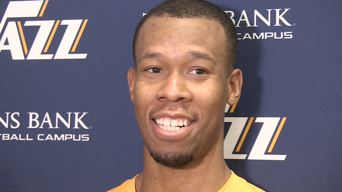Rodney Hood Shootaround Interview - 11.28.17  🎥: on.nba.com/2idAURF  #DENatUTA https://t.co/Nj8f4rECRb