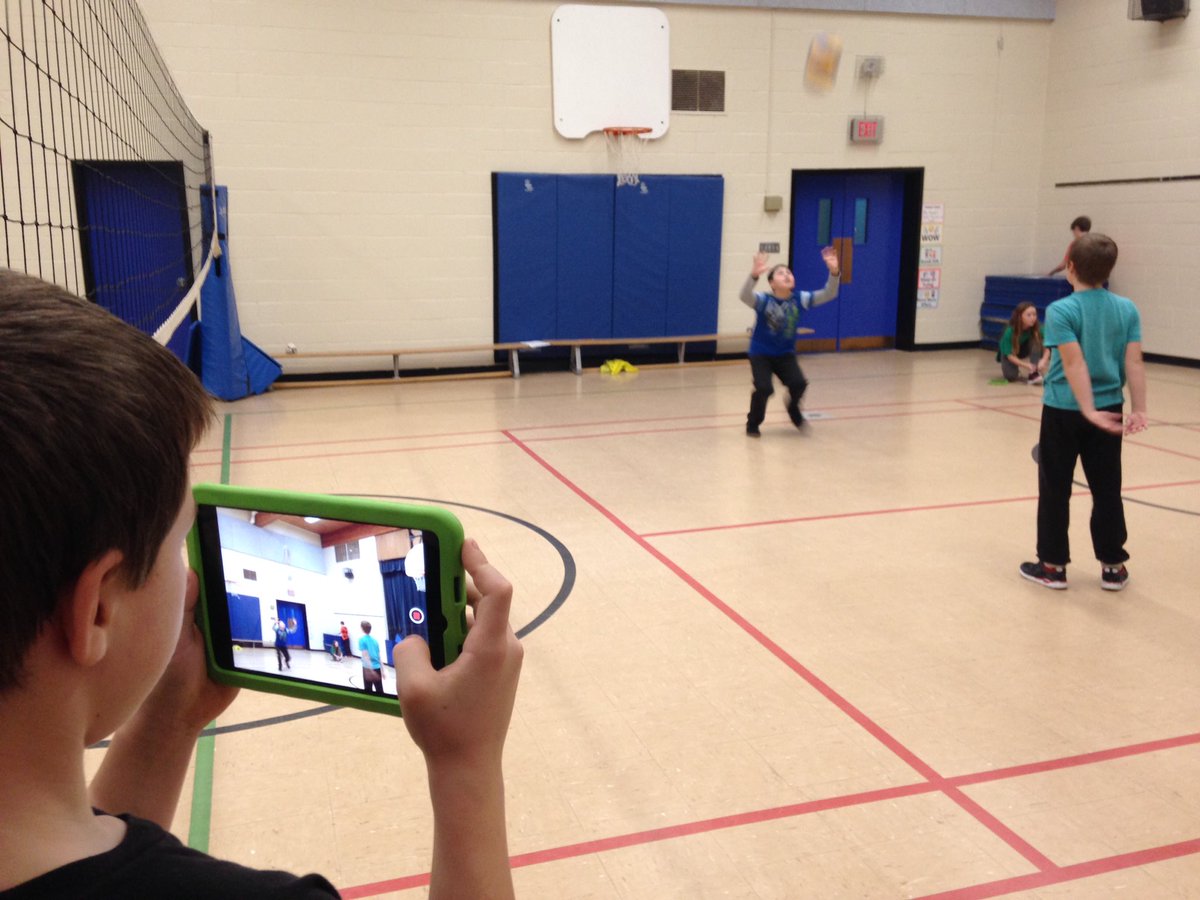 MrHacheysClass's tweet photo. First day trying video assessment in #physed . Slower process than I though but the results are GREAT!! #geigerphysed #RainbowDSB https://t.co/1HkTq7mStS