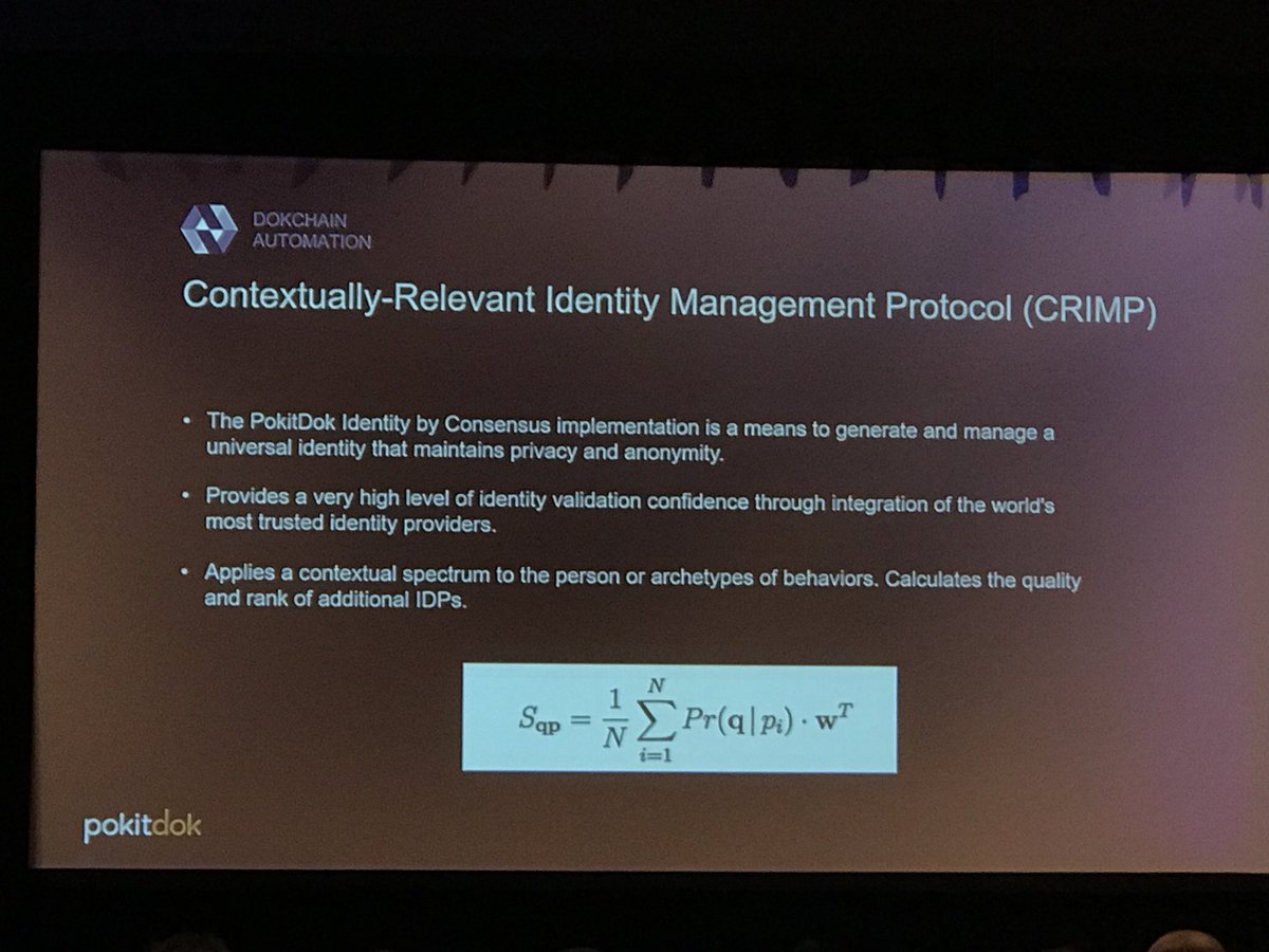 <a href="/AWSreInvent/">AWS re:Invent</a> <a href="/PokitDok/">PokitDok</a> <a href="/dokchain/">Ｄ Ｏ Ｋ Ｃ Ｈ Ａ Ｉ Ｎ</a> #blockchain identity services #CRIMP my style, all in a formula.