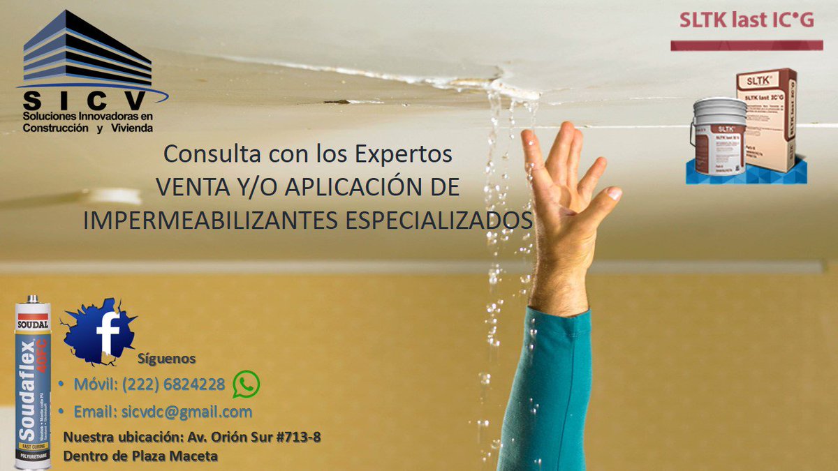 #NoPuedeSerQuee Sigamos teniendo Goteras #ConsultaLosEspecialistas #TrabajosGarantizadosPorEscrito #MaterialesDeCalidad #ElMejorServicios en #sicv #ProductosQuimicosParaLaConstrucción #GpoLamosa