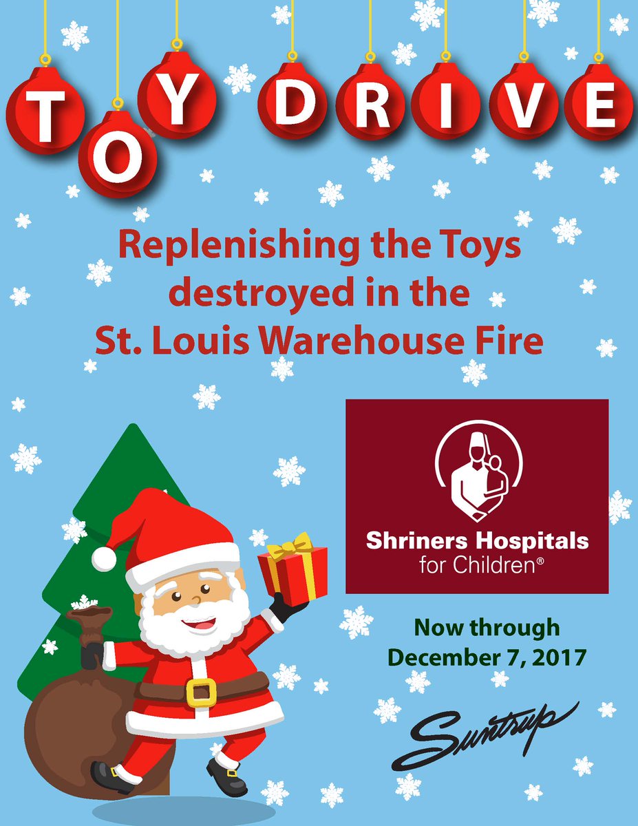 SuntrupVW's tweet photo. On this #GivingTuesday2017, help us give toys to children at Shriner's Hospital this Christmas! We are accepting donations now through December 7.

#SuntrupAutomotive #ShrinersHospital https://t.co/qe92MVkdSx