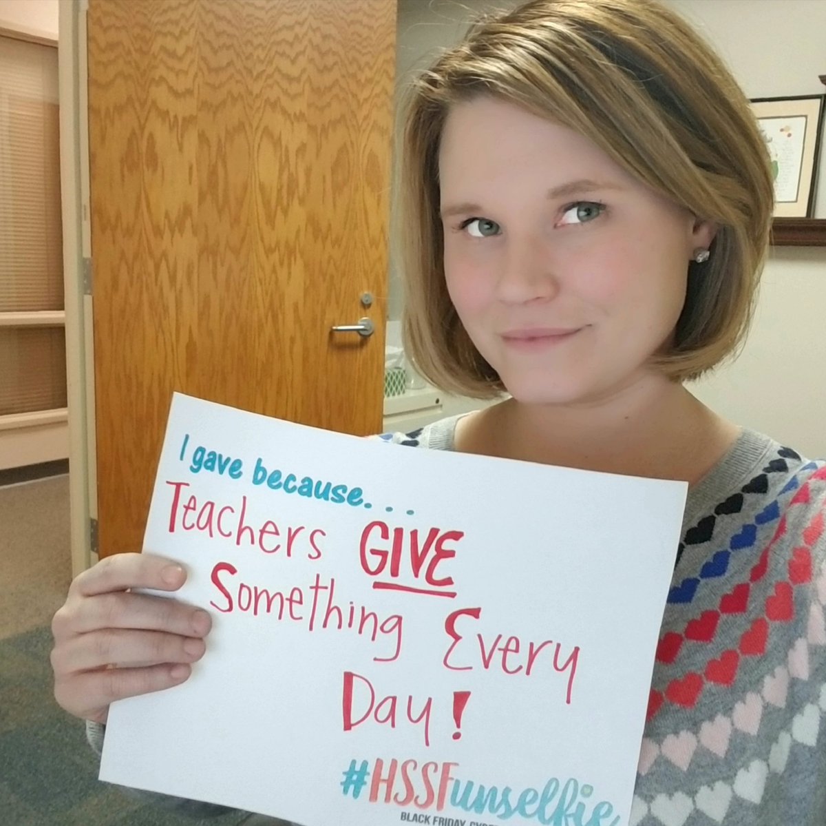 emilyapace's tweet photo. Who are giving to on this #GivingTuesday? @hsefoundation @HSESchools #HSSFunselfie https://t.co/vmPvqL7Nhy