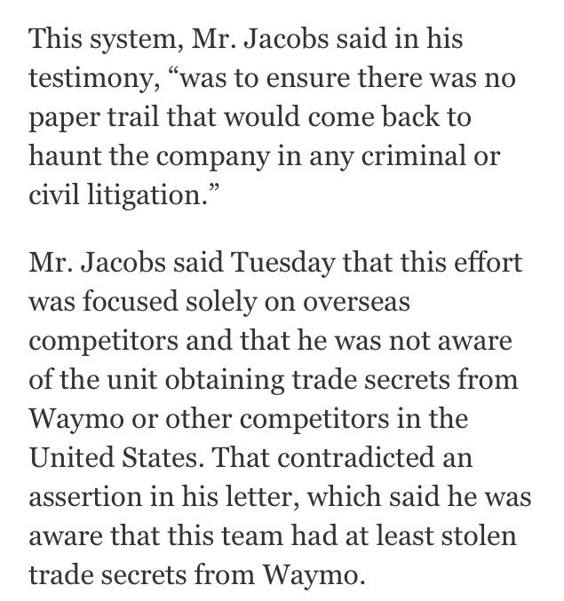 dearsarah's tweet photo. Rebuking Uber for Lawyers, Judge Alsup Delays Waymo Trade Secrets Trial https://t.co/c1dF5NnhdF Uber for Racketeering: Hello RICO edition! Which USA will file criminal charges first? Brian Stretch @USAO_NDCA? #liabilitycometh https://t.co/lMHcrlabzY