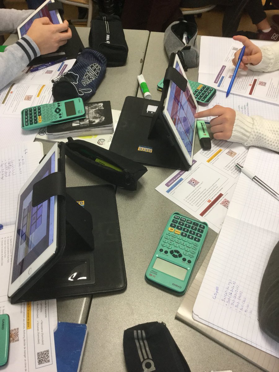 egaunard's tweet photo. Activité #maths testée en 4e: ressources sur #padlet #gif #qrcode #Tactileo #topmaistrèslongàpréparer @proflaclefdesol @RaphaeleBernar1 #dan https://t.co/nbSdoFj9Cd