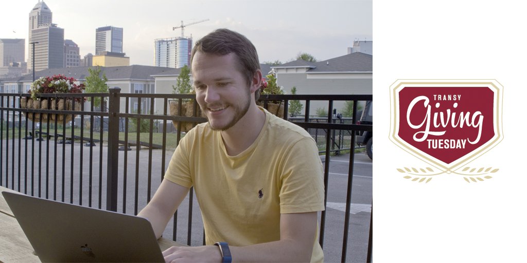 "For me, #LivingGenerously means sharing the things that you are exceptional at with your community.”—Erik Mudrak ’17, who gives back by building apps, etc., for nonprofits. Erik works for TechPoint in Indy. Participate in #TransyGivingTuesday: bit.ly/2AhW3P2  <a href="/ejmudrak/">Erik Mudrak</a>