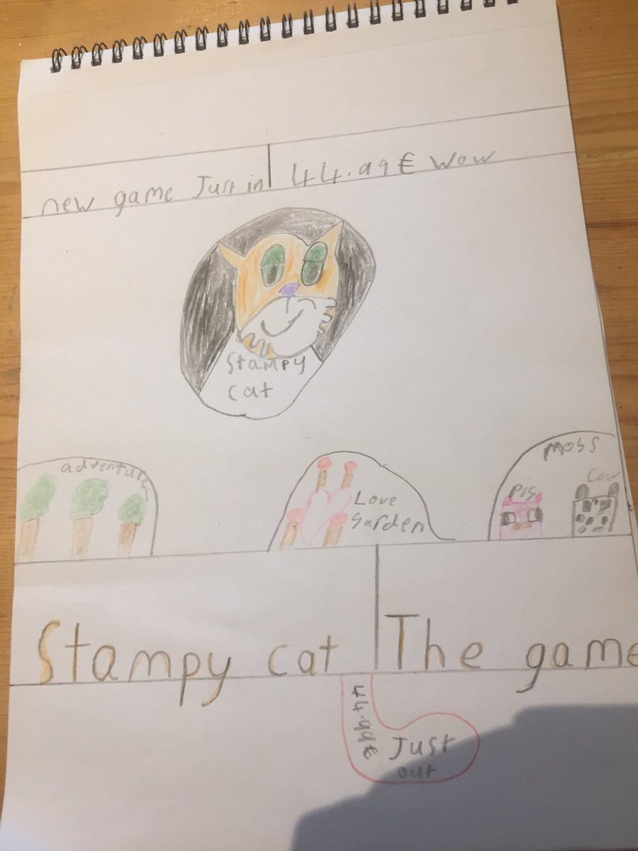 amy_tierney_40's tweet photo. Stampy Cat the Game by Finn Tierney # @stampylongnose https://t.co/j1dw0hRPnd