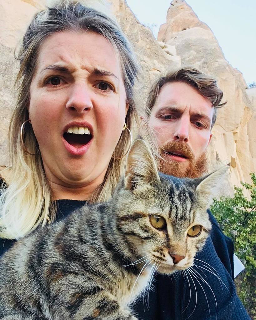 ArchieMacLDN's tweet image. Ok, I’m not one to share well, anything, about myself on social media really, but seeing as my art is all about telling stories, it’s probably time I gave some of mine away. So this is me, Robyn, plus the mister and a cat we found. A very cute but claw-y cat. I’m training to…