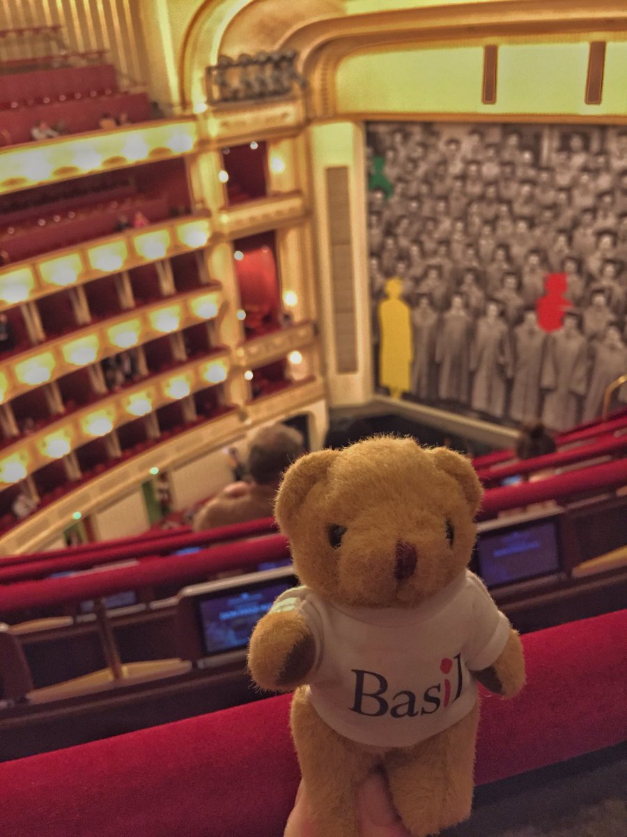 emfletche's tweet photo. Hi @StBasilsCharity, guess who went to the opera in Vienna last night? Heβs a very cultured bear ππΌ #basilbear #basilthebear https://t.co/UNR8L2GVL1