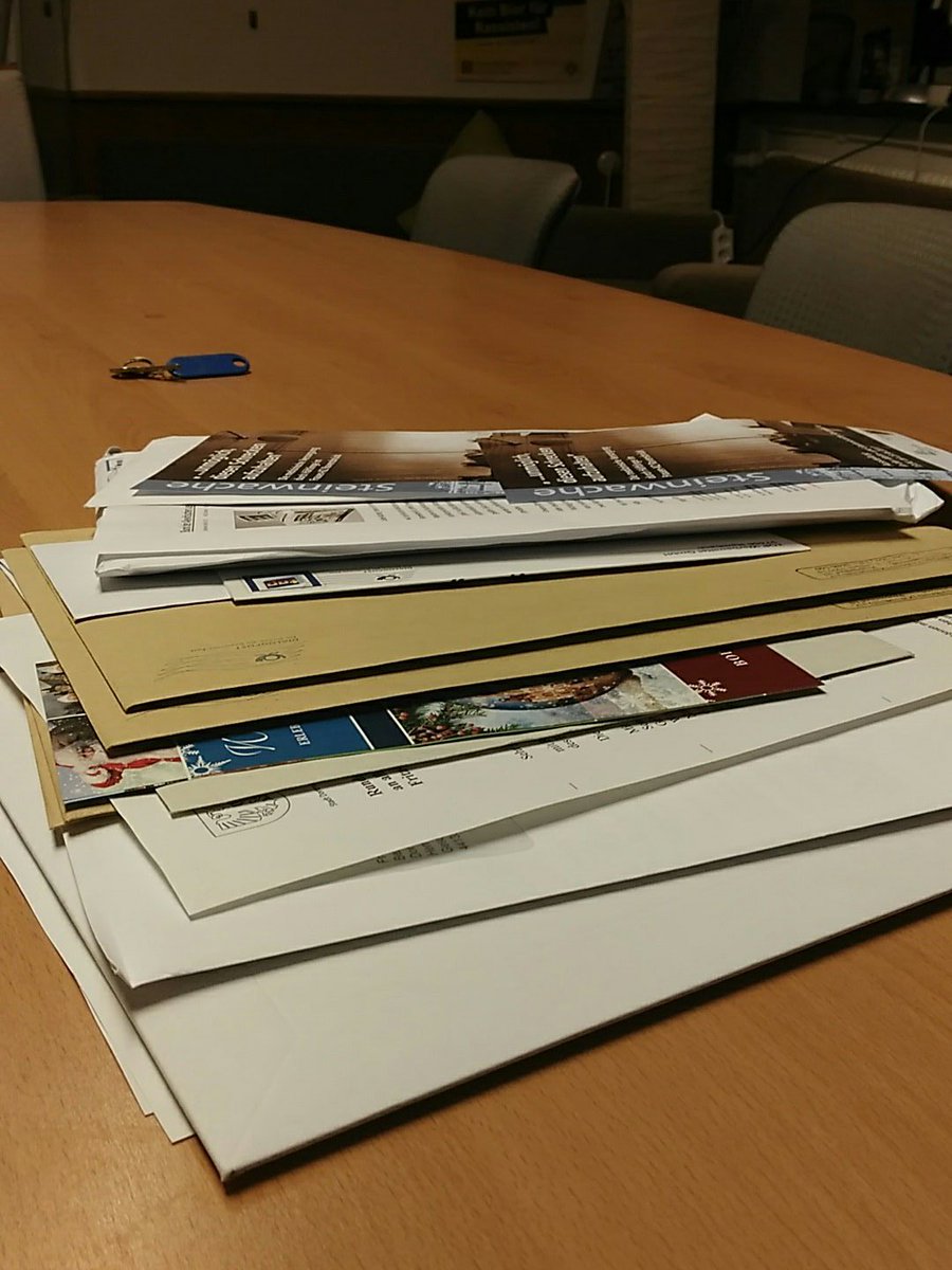 Erste Aufgabe: Post abarbeiten!