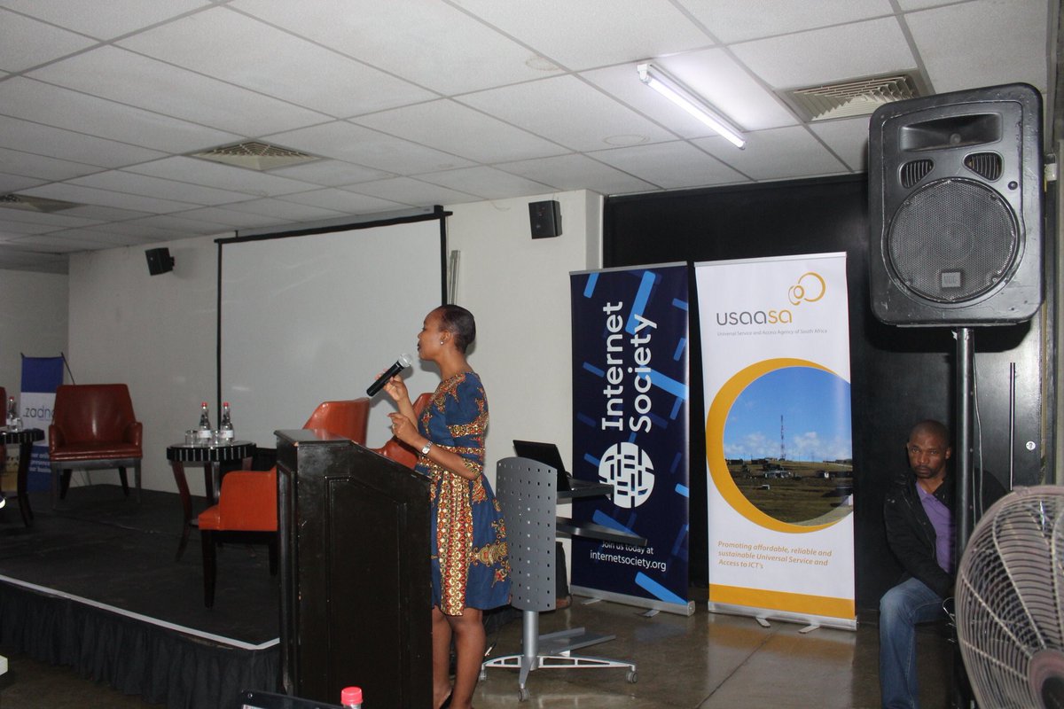 ZA_IGF's tweet photo. Deputy Minister Stella Ndabeni-Abrahams @stellarated officially opened the South African #InternetGovernanceForum #ZAIGF17 delivering her opening address this morning at the Soweto Hotel on Freedom Square #Kliptown #Soweto #Johannesburg https://t.co/KyXcsJ5T88