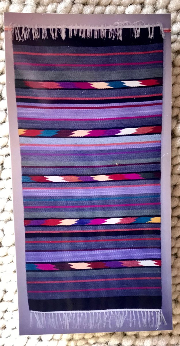 Your #DailyDoseofInspiration! Handwoven rug, Weaving Southwest Designs, hand-dyed wool. Visit our blog for more! buff.ly/2iUaT6F