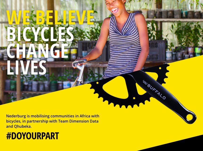 Nederburg_UK's tweet photo. At Nederburg we believe in giving back! Find out how you can #DoYourPart this @GivingTues to help mobilise communities in Africa - in partnership with @Qhubeka and @TeamDiData 👉 https://t.co/fxtpY4WlLT  #BicyclesChangeLives #GivingTuesday #GivingTuesdayuk https://t.co/HRAYoOj0GD