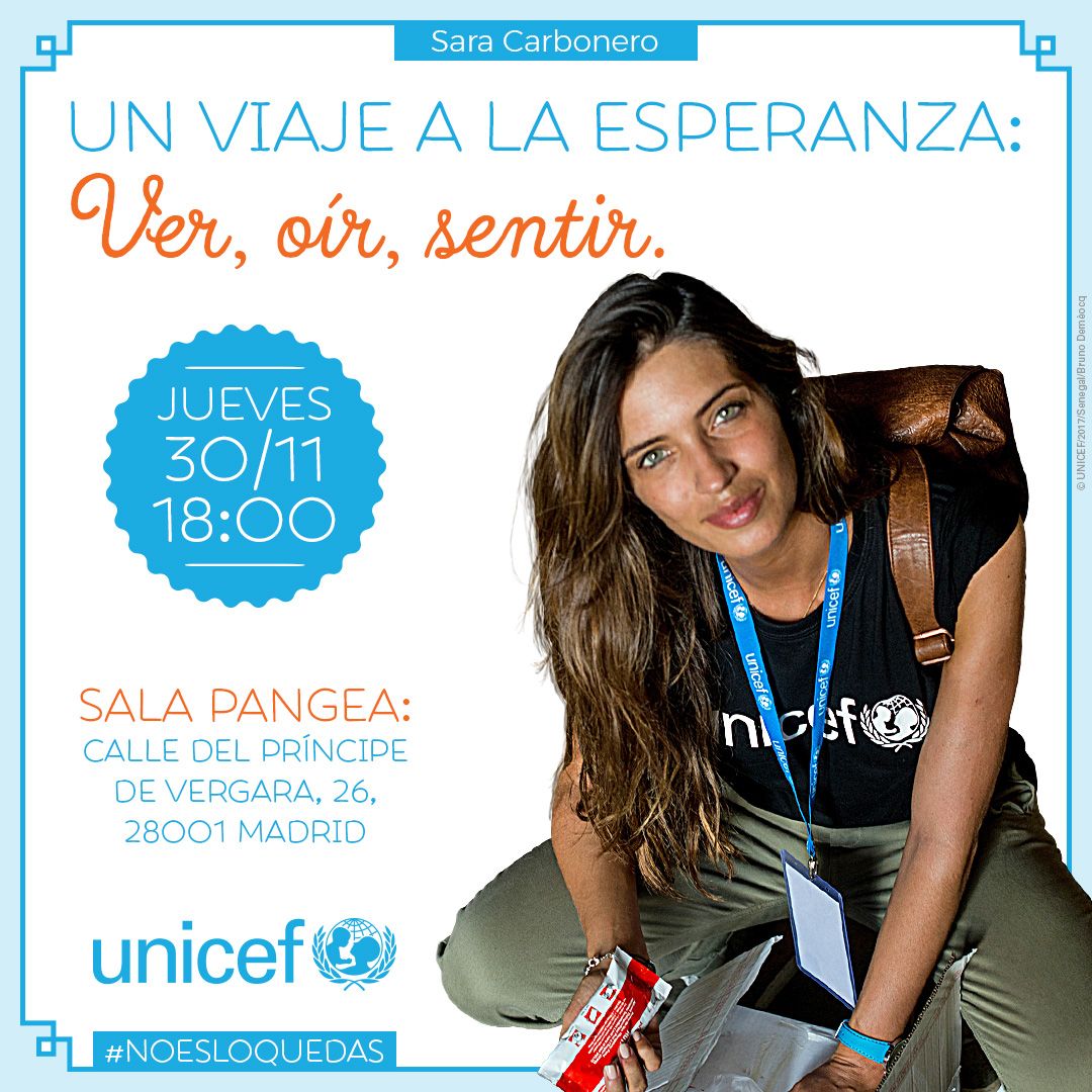 Sara Carbonero visitó nuestros proyectos en Senegal y el jueves 30 te cuenta su experiencia junto a <a href="/natamh/">Historietas de mamá</a> <a href="/luciapediatra/">Dra. Lucía Galán (Lucía mi pediatra)</a> y <a href="/boticariagarcia/">Marián García</a>. ¡Hazte con tu plaza! ➡️ bit.ly/ViajeEsperanza #NoEsLoQueDas