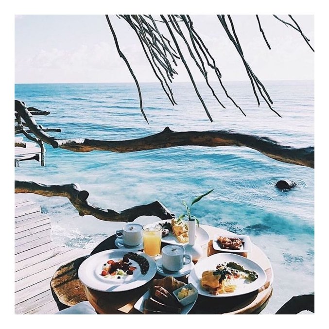 aftertanco's tweet photo. Not exactly where we are eating breakfast today (think office wall) but certainly something to aim for. https://t.co/mzJIzo4UhS