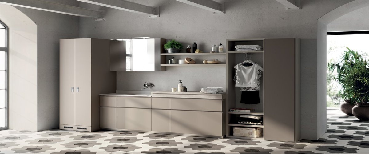 ScavoliniLondon's tweet photo. #Scavolini's #LaundrySpace designs provide #innovation and #originality to create a laundry room that is #compact, #tidy and retains the look of #stylish furnishings https://t.co/y6LyIQS0NM