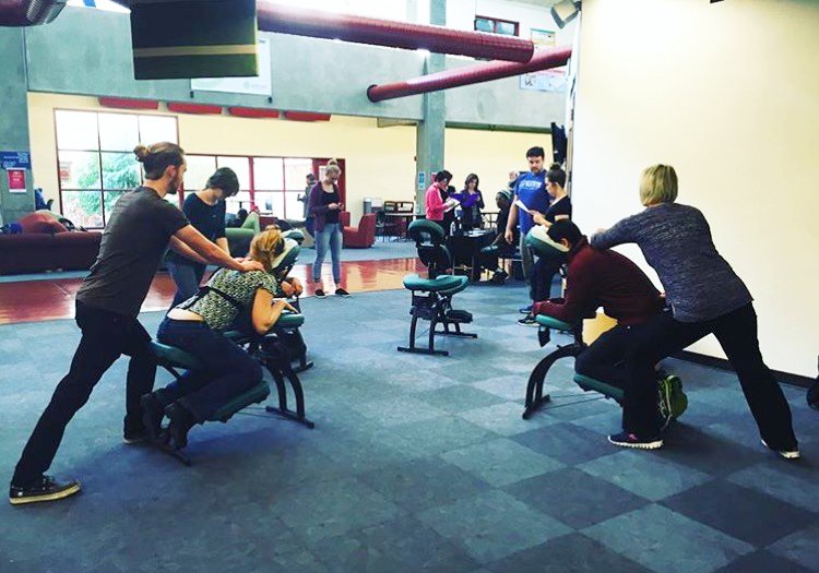 TheLWTech's tweet photo. Feeling stressed about #FinalsWeek? Get a #free #massage between 9:30am & 2pm today in the East Mall! #Fall4LWTech #StressReduction https://t.co/pszVP6BDMe