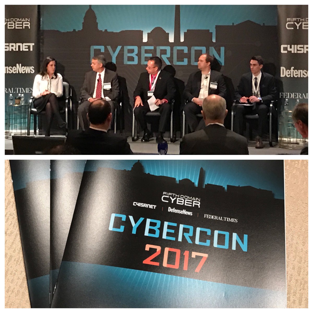 RepStefanik's tweet photo. Today I had the pleasure of participating in a panel discussion on cybersecurity as part of #CyberCon2017. I’d like to thank my fellow panel members for great discussion about the role of our military and civilian officials on the cyber battlefield. https://t.co/C42xMzJTDr