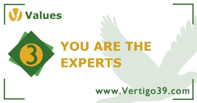 Vertigo_39's tweet photo. Your #values should drive everything you do. Our third is simple, ‘You are the experts’. #marketing https://t.co/TfAyG7pyf6