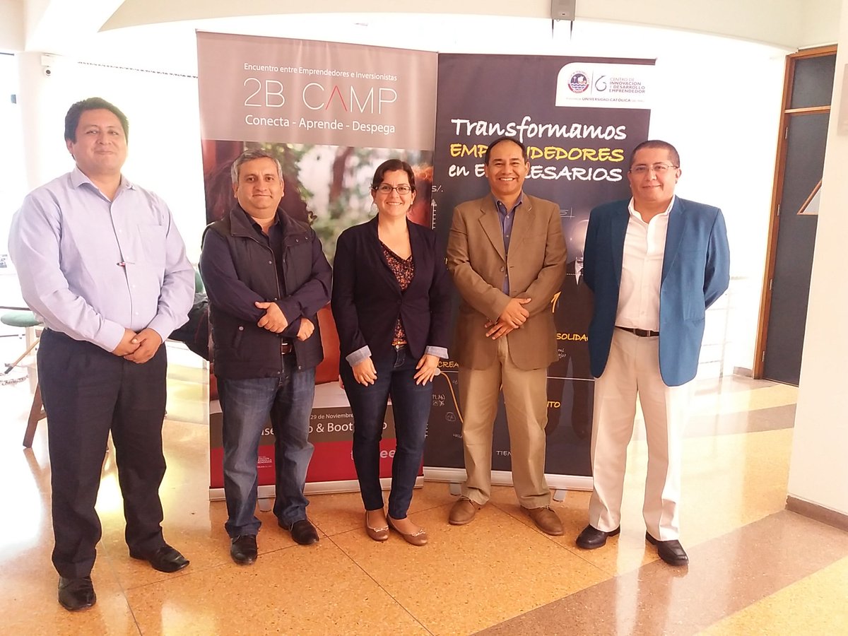 cidepucp's tweet photo. #2Bcamp
Agradecemos a nuestros aliados por su participación en el conversatorio de inversionistas. @InnovatePeru @BBCSCapital1 https://t.co/cly1y8pvFe