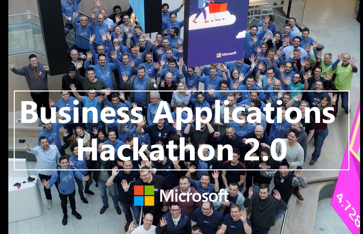LutzJannausch's tweet image. 4️⃣8️⃣ hours.1️⃣8️⃣ teams.9️⃣6️⃣ big winners. Watch @MSPartnerde share their #Hackathon experience here: sway.com/Qf6UZoGCv9vmZs… #d365hack #bizapphack  #MSDyn365