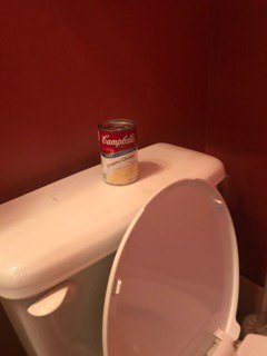 winecellar2304's tweet photo. Thank you to whoever left us some soup in our restroom.Can't wait to see what is left next time:) https://t.co/iCvTGTaenB