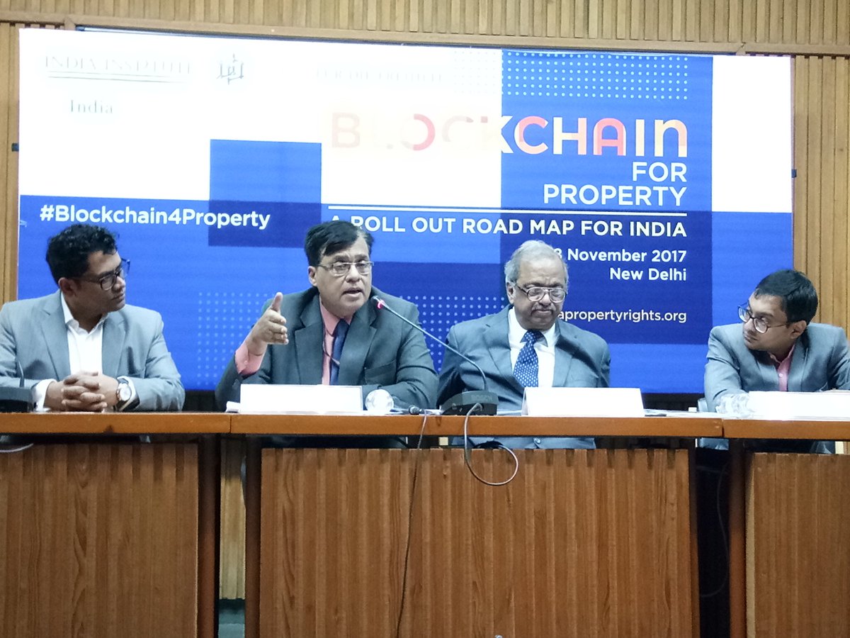 India_Institute's tweet photo. How do we bring more accuracy while the system and process itself unfortunately is not accurate, is the challenge we are facing Dr Vishnu Chandra, Deputy Director General @nicdeity #Blockchain4Property https://t.co/8Ns4SDqtF0