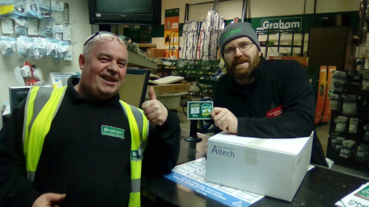 Graham_Merchant's tweet photo. You’ve been on a #RockUpAndWin roll today! We’ve had winners in Bexhill, Worcester and Edinburgh… pick up a Boiler Replacement Pack or Bathroom Pack and you could be our next winner! https://t.co/yZeR8eBEYX
