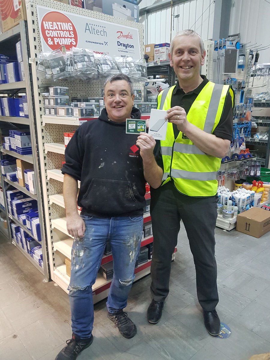 Graham_Merchant's tweet photo. You’ve been on a #RockUpAndWin roll today! We’ve had winners in Bexhill, Worcester and Edinburgh… pick up a Boiler Replacement Pack or Bathroom Pack and you could be our next winner! https://t.co/yZeR8eBEYX