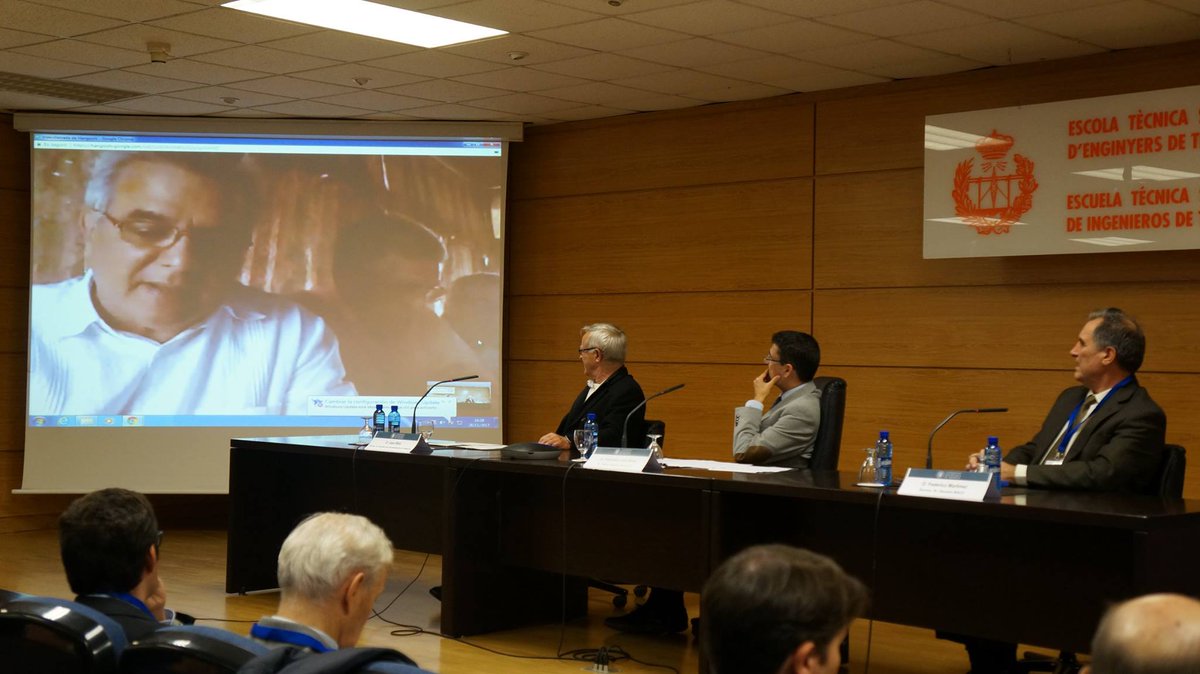 TelecoUPV's tweet photo. #TelecomVLC acoge el Congreso Internacional sobre la Guerra Cubano - Hispano -Norteamericana. Esta tarde con la presencia del alcalde de València @joanribo y del Rector de @UPV @FcoMoraUPV #RACV https://t.co/A4omZiF6wc