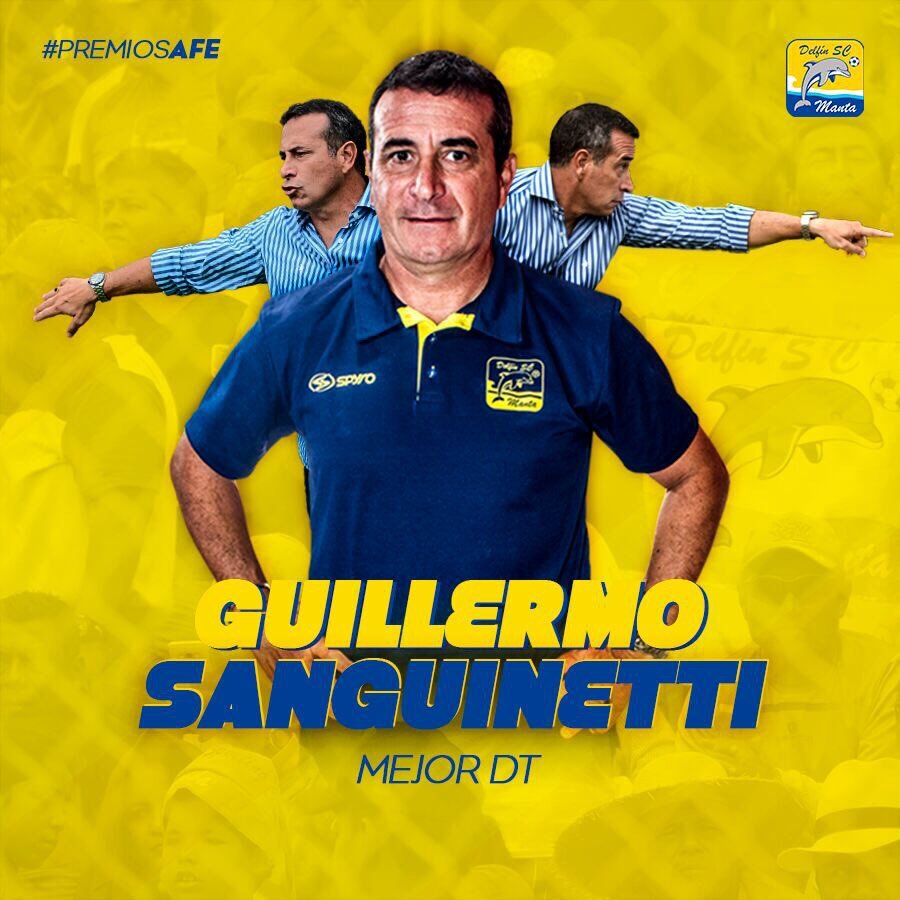 FORMER BUZÓN | Guillermo Sanguinetti was awarded by the Ecuatorian Footballers Association as the best Manager of the year. 🏆👏

Eduardo Favaro, also former buzón, was one of the three nominated for that award #PremiosAFE.