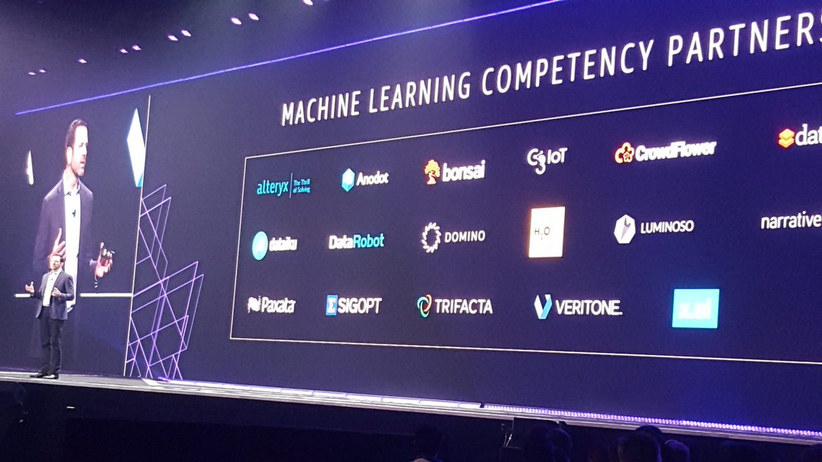 CloudyNetwork's tweet photo. Machine Learning Partner Competency launched. #ReInvent https://t.co/fzFfG5vwtW