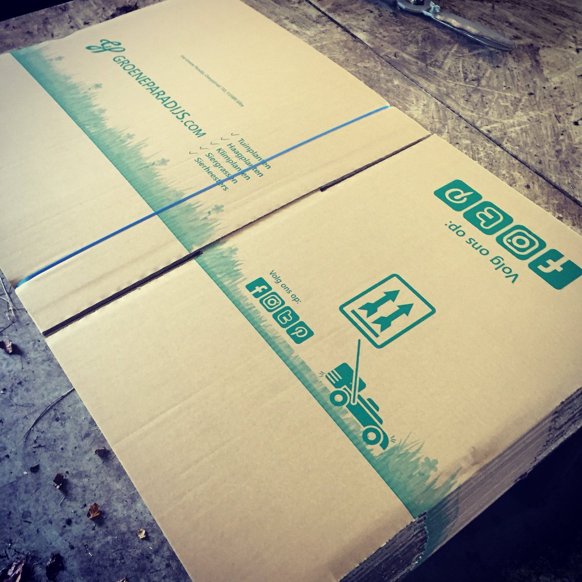 Vanaf nu is het nog sneller duidelijk voor u als de bezorger met uw #groeneparadijs bestelling aankomt 😁