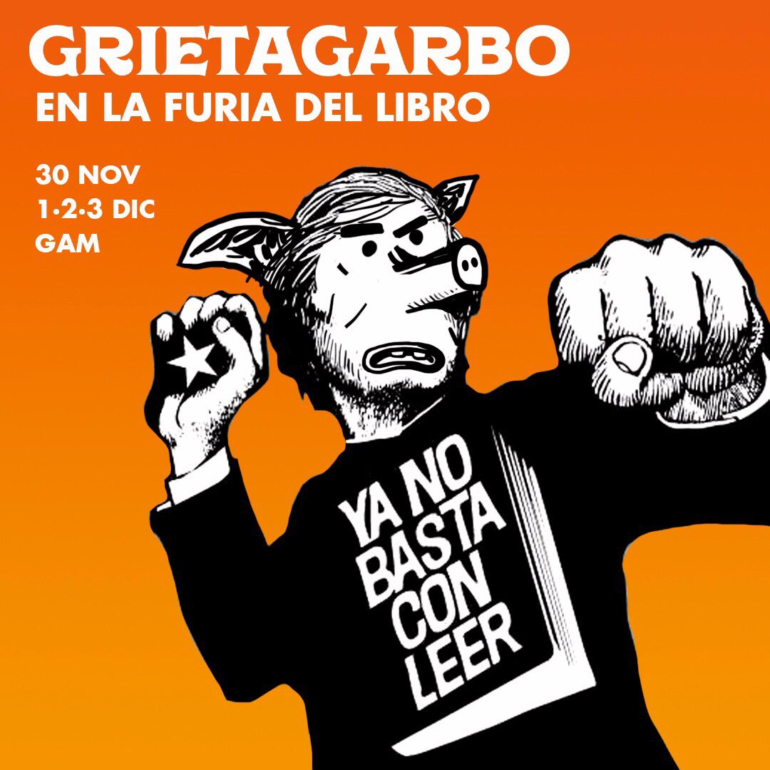 Grietagarbo's tweet photo. Nos vemos este jueves al domingo en el GAM en la @furialibro !!! https://t.co/Z9dC5kWIX6