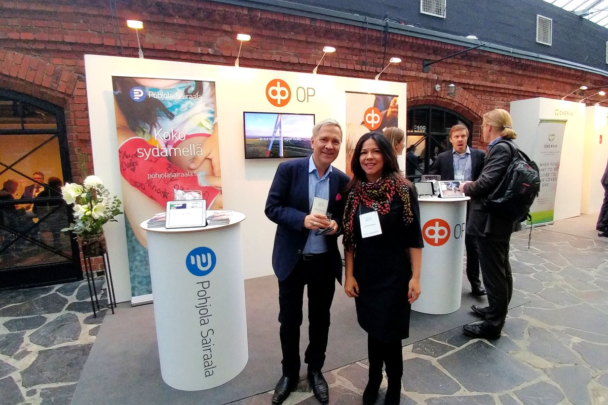 Bea_Viz's tweet photo. Happy to be here today with my #Pertec colleague Mauno at @DigitalSilver17 Digital Silver Forum, all about digital products and services emerging from combining our growing digital capability with the needs of our ageing population. Wonderful things are happening!  #DS17 #Finland https://t.co/rWD0G1dfbN