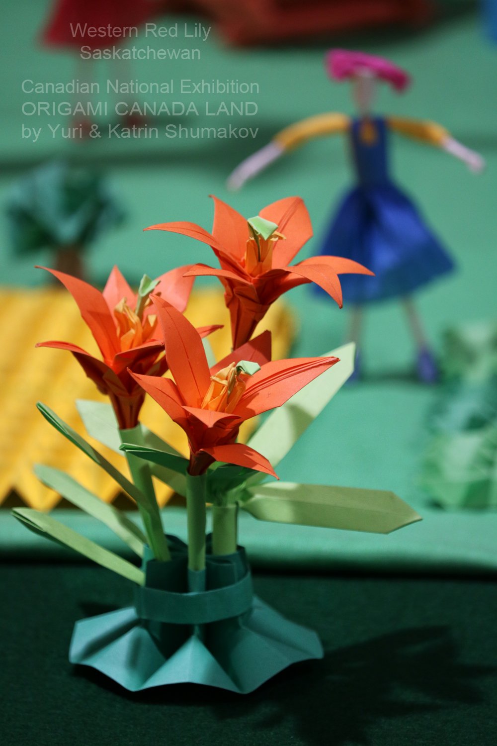 Oriland On Twitter Showcasing Official Flowers Of Canada That Have Been Part Of Our Origami Canada Land At Cne2017 Saskatchewan S Floral Emblem Western Red Lily Canada150 Paper Art More Photos
