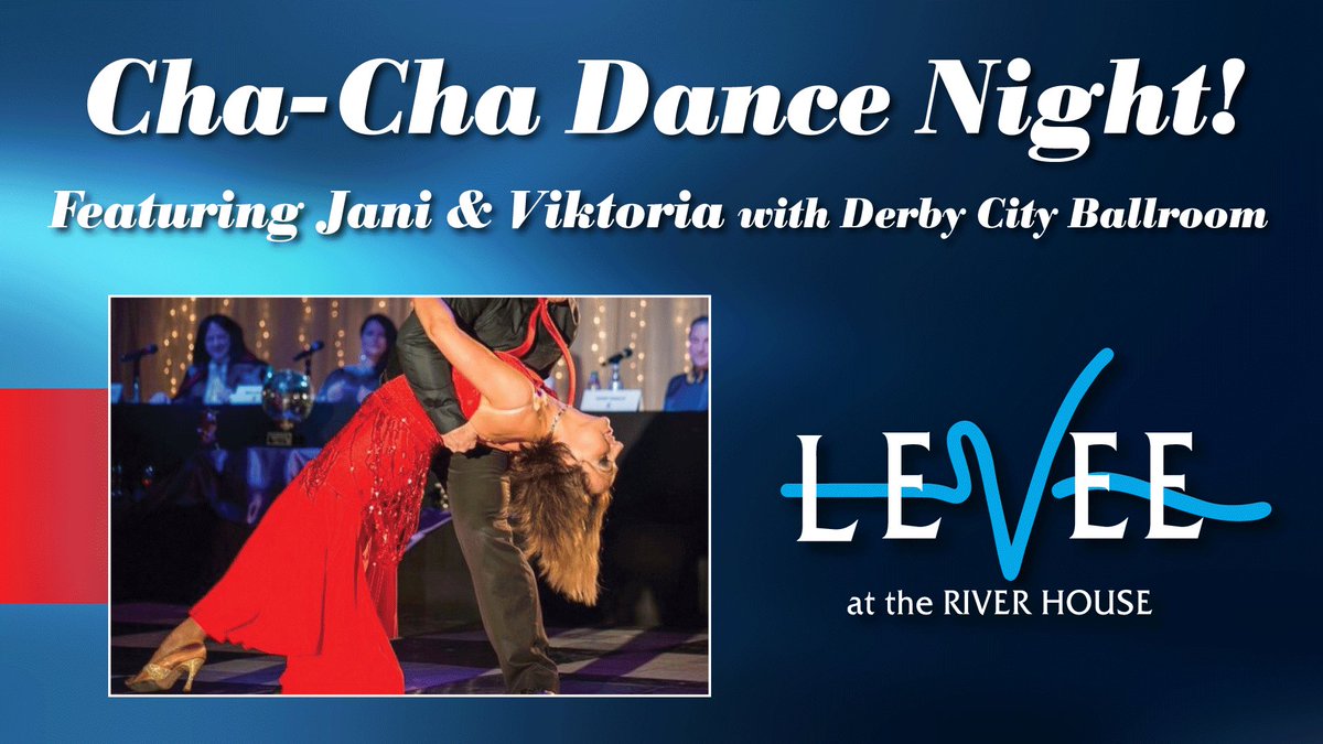 LeveeRestaurant's tweet photo. Join us Sunday for Cha-Cha Dance Night at Levee featuring Jani &amp; Viktoria of Derby City Ballroom! This event includes free lessons &amp; dancing for all experience levels. We also have $4 sliders &amp; tacos, draft beer specials &amp; specialty Patron cocktails. https://t.co/IgH8DrbJHG https://t.co/TSbumTswAb