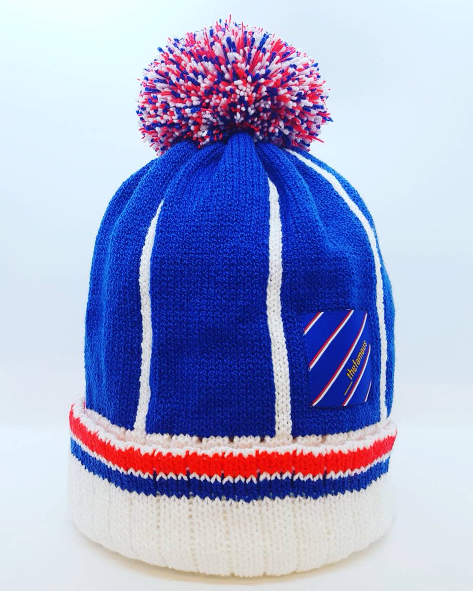 rangers fc bobble hat