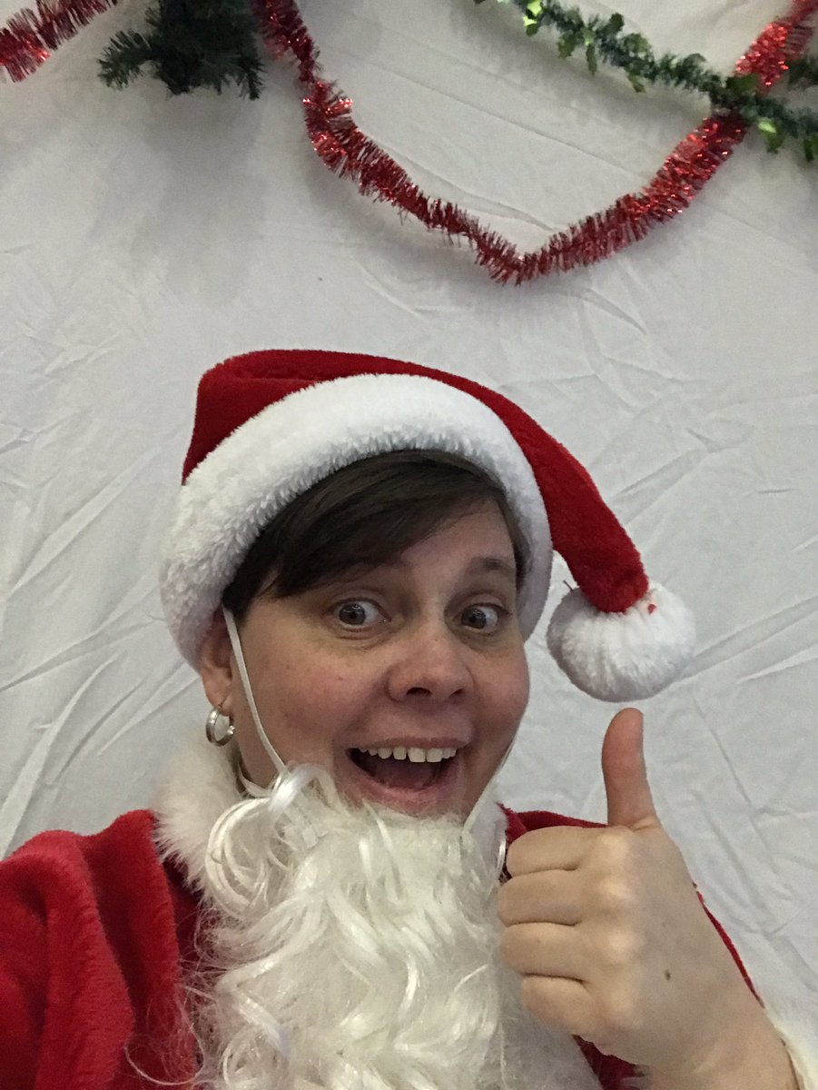 MacBHSc's tweet photo. @drsritz taking her turn as Santa for the @MacBHSS @BHScFashionShow photo fundraiser! https://t.co/aY6tgVVpLJ