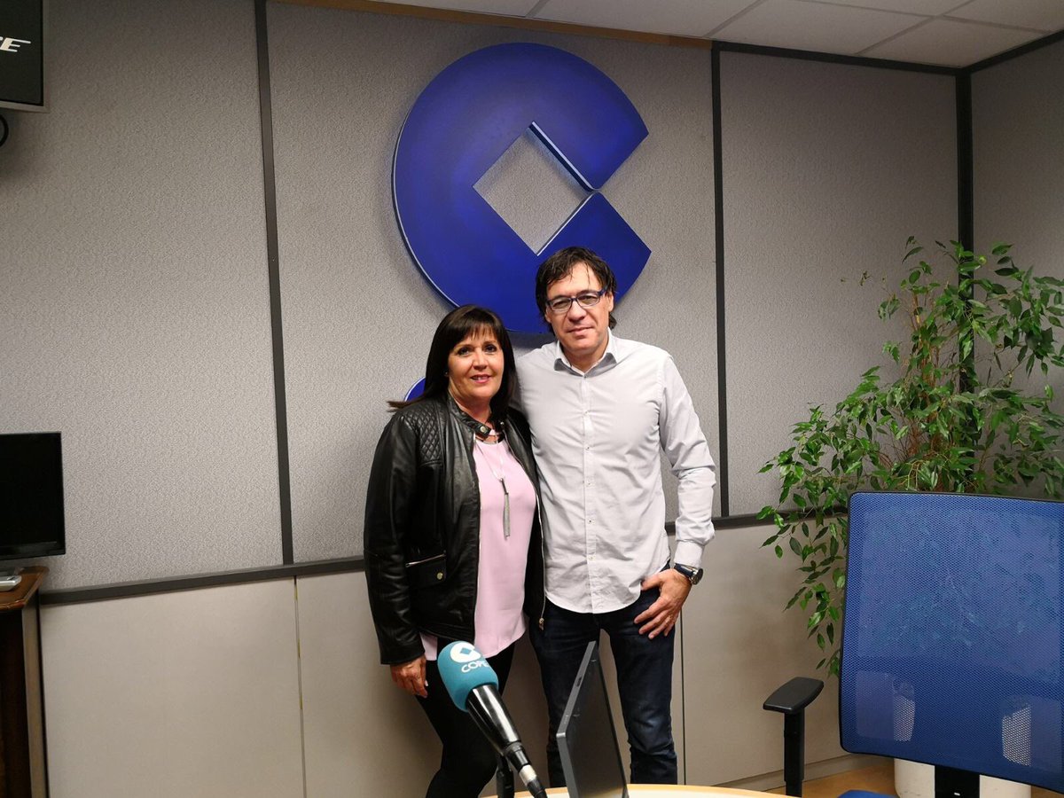 Mariola42's tweet photo. Gracias a @ldcruce por dejarme participar con vosotros esta tarde. Gran trabajo realizáis todos los días en vuestro programa. https://t.co/2mtnH1excy