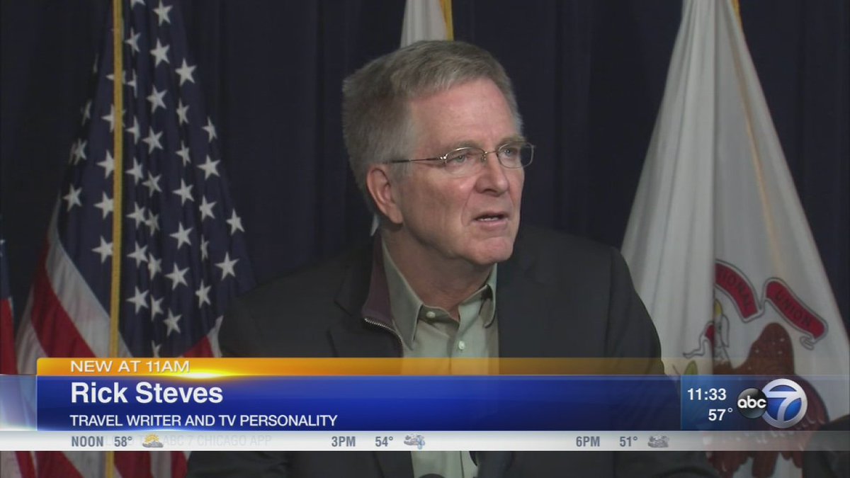 ABC7Chicago's tweet photo. Rick Steves, state lawmakers push to legalize marijuana in Illinois: https://t.co/bmsw35xR2l https://t.co/mUb1nouB7P