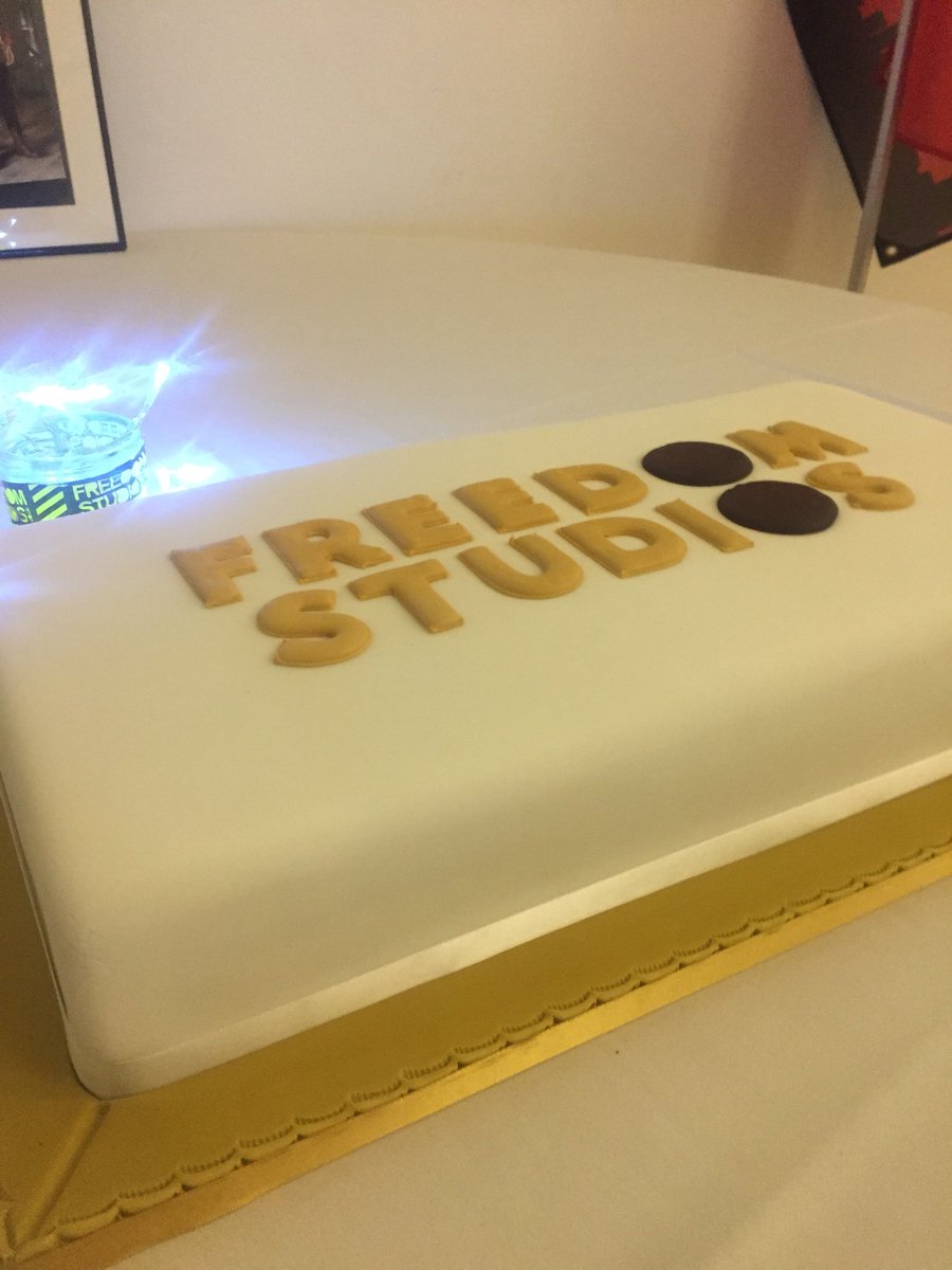 Freedom_Studios's tweet image. The cake is ready and we’re nearly ready to go, go, go! #FS10 @Kala_Sangam